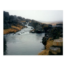 þingvellir UNESCO site, Iceland Postcards