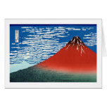 凱風快晴 Red Fuji 葛飾北斎 Hokusai Greeting Cards