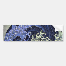 北斎の波, 北斎 Hokusai Wave, Hokusai Bumper Sticker