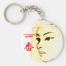 日本の魅力的な女性 ICHIBAN キーチェーン