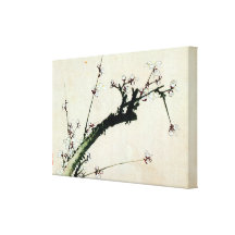 梅花, 北斎 Plum Blossoms, Hokusai Canvas Prints