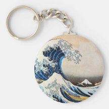 神奈川沖浪裏,北斎 Great Wave, Hokusai Key Chains