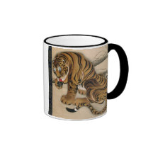 虎図, 若冲 Tiger, Jakuchu Coffee Mug