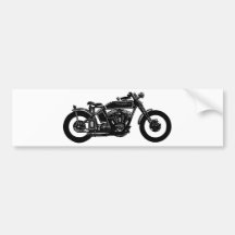 00011 Old Bike Bumper Stickers