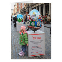 002031 Big Egg Hunt Thomas Tank Engine NoteCard