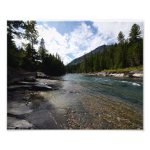 0065 8/12 McDonald Falls- Glacier Photo