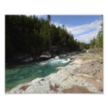 0073 8/12 McDonald Falls in Glacier Photo