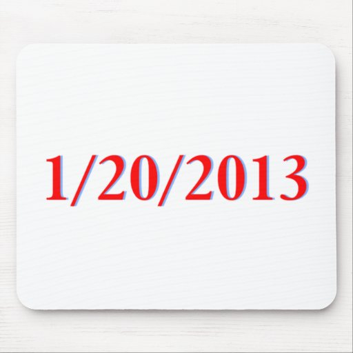 01/20/2013 - Obama's last day as President Mouse Mat