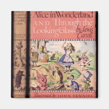 04 - Alice Book Cover Magnet