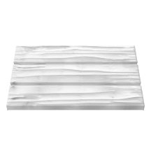 (06) "ACHROME," Retouch Stretched Canvas Print