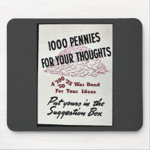 1000 Pennies For Your Thoughts Mousepad