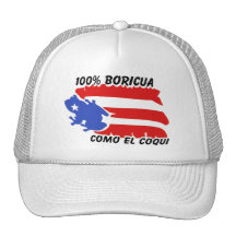 100 % Boricua Hat