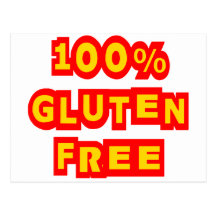 100% Gluten Free Post Cards