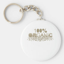 100% Organic T-shirt Key Chain