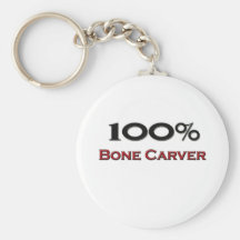 100 Percent Bone Carver Keychains
