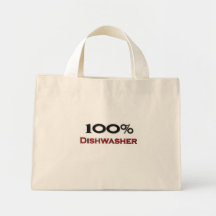 100 Percent Dishwasher Tote Bags