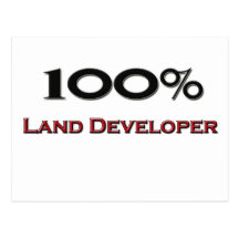 100 Percent Land Developer Postcards