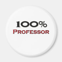100 Percent Professor Refrigerator Magnet