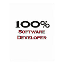 100 Percent Software Developer Postcards