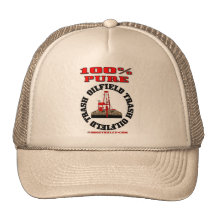 100% Pure Oil Field Trash,Oil Field Cap,Oil Rig Mesh Hat