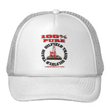 100% Pure OilField Trash,Oil Patch Hat,Oil Rig,Oil