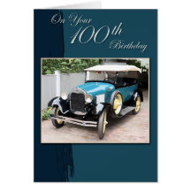 100th Birthday Card