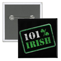 101% Irish - St. Patrick's Day Buttons
