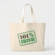 101% Irish - St. Patrick's Day Canvas Bag