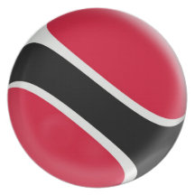 10 inch Plate Trinidad & Tobago flag