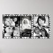 10"x20" 5 Slot Personalised Family Collage Montage Print