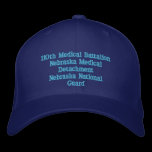 110th Medical Detachment embroidered hats
