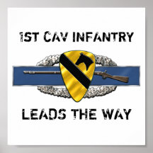 11B 1st Cavalry Division Posters