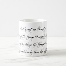 11oz Coffee Mug - Serenity Prayer