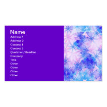 120406 SPARKLES BLUES PINKS WHITES SNOWFLAKES RAND BUSINESS CARD TEMPLATES