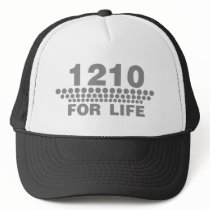 1210 For Life -Turntable DJ Deck Music Disc Jockey hats