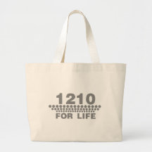 1210 For Life -Turntable DJ Deck Music Disc Jockey Bag