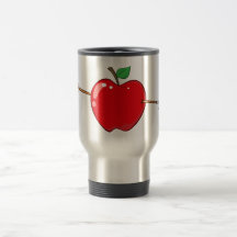 12935_RF_Clipart_Illustration_Arrow RED APPLE ARRO Mugs