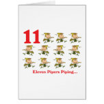 12 days eleven pipers piping cards