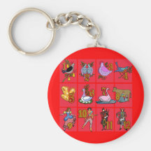 12 Days of Christmas T-shirts, Apparel, Gifts Key Chains