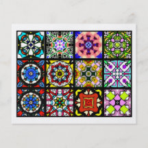 12 Different Tea Bag Tiles - Origami Folding Full Color Flyer