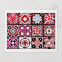 12 Different Tea Bag Tiles - Origami Folding Personalised Flyer