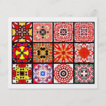 12 Different Tea Bag Tiles - Origami Folding Full Colour Flyer