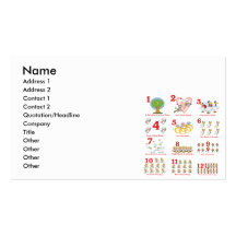 12 twelves days of christmas complete business cards