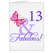 13 And Fabulous Birthday Card