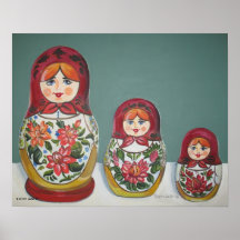 #13 Nesting Dolls Print