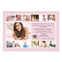 13 Photo Graduation Collage (Custom) Custom Invite