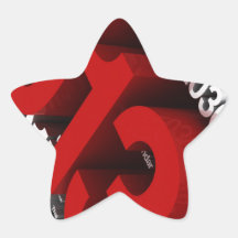 13 STAR STICKERS