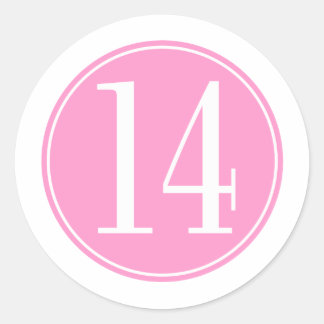 Number 14 Stickers & Sticker Designs