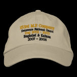 153 rd M.P Company Delaware N.G. embroidered hats