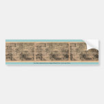 1581 Antique World Map by Nicola van Sype Bumper Stickers